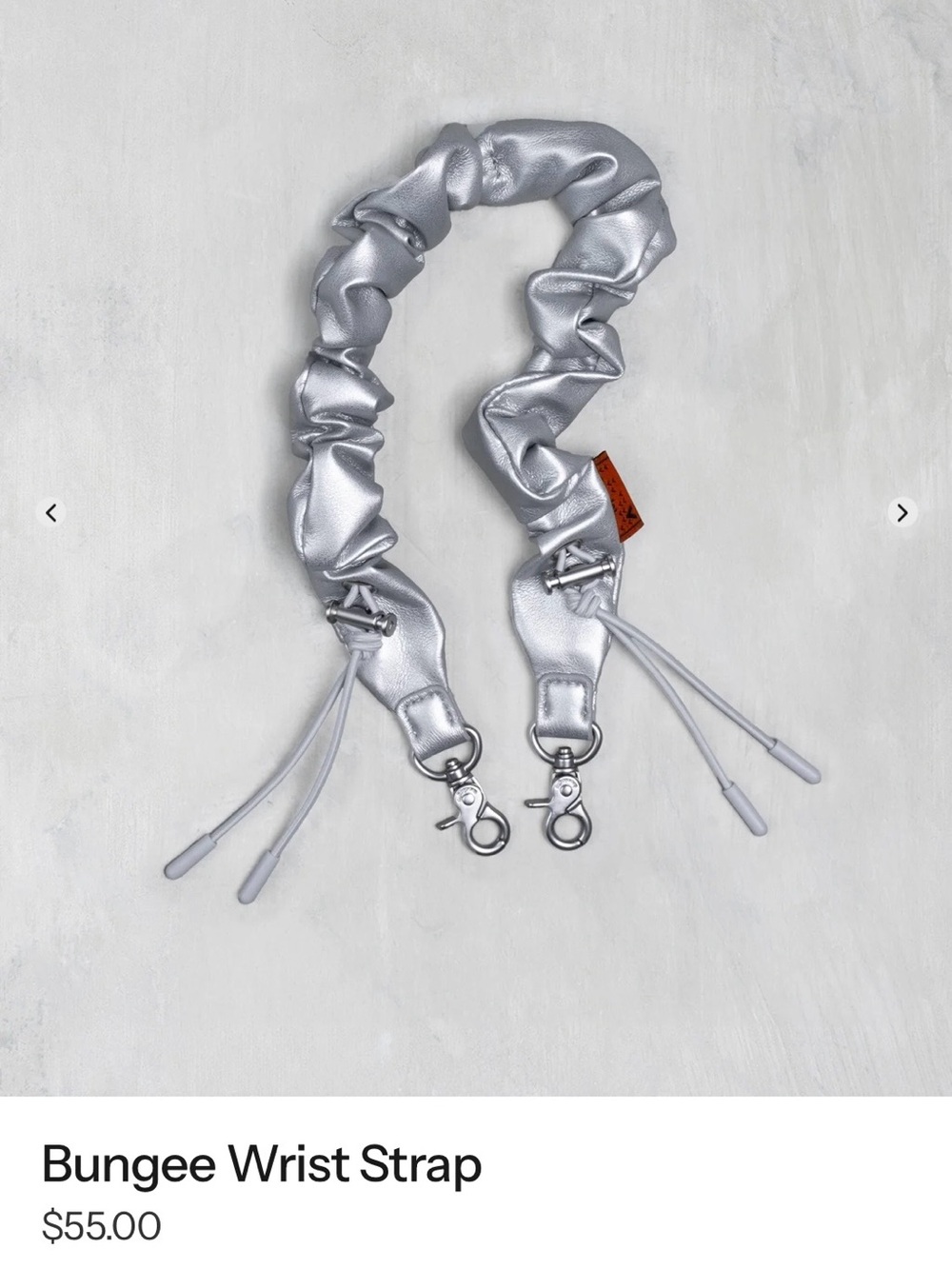 Topologie Bungee Wrist Strap - Silver